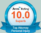 AVVO Top Rated Personal Injury Attorney
