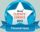 AVVO Clients' Choice Personal Injury Lawyer